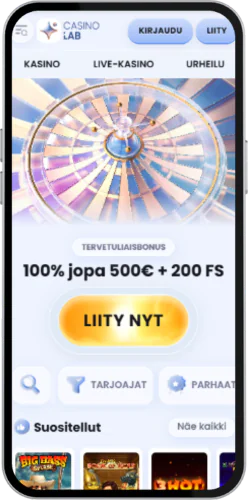 Casinolab Kay virallisella verkkosivustolla