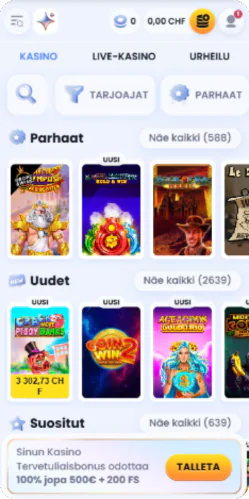 CasinoLab löydä sopiva peli - pelivalikoima ja kolikkopelit