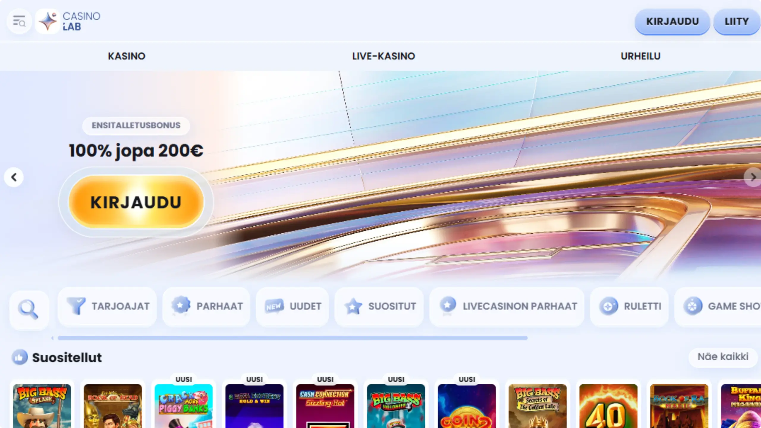 Casinolab Työpöytä