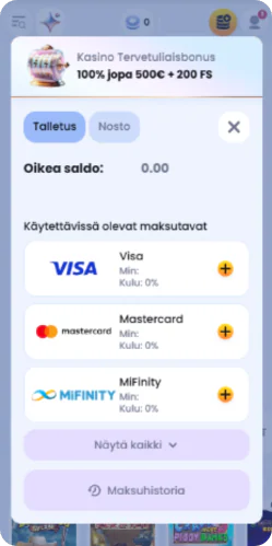 CasinoLab tee talletus - ensimmäinen maksu ja pelaamisen aloitus