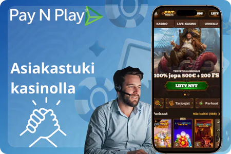 FatPirate Asiakastuki kasinolla
