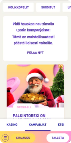 Lysti tutustu bonuksiin - tervetuliaisbonukset ja tarjoukset
