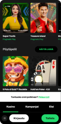 Hillo pelit livena - live-kasino ja suorat lähetykset