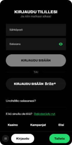 Hillo rekisteröityminen - luo uusi pelitili